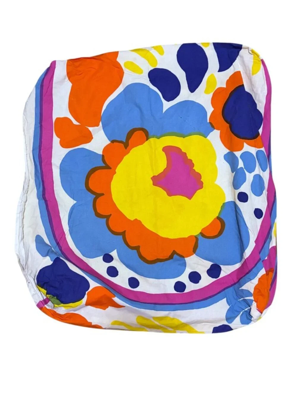 Handmade Marimekko Karuselli Unikko Print Pillow Shams Covers Mod Maximalist